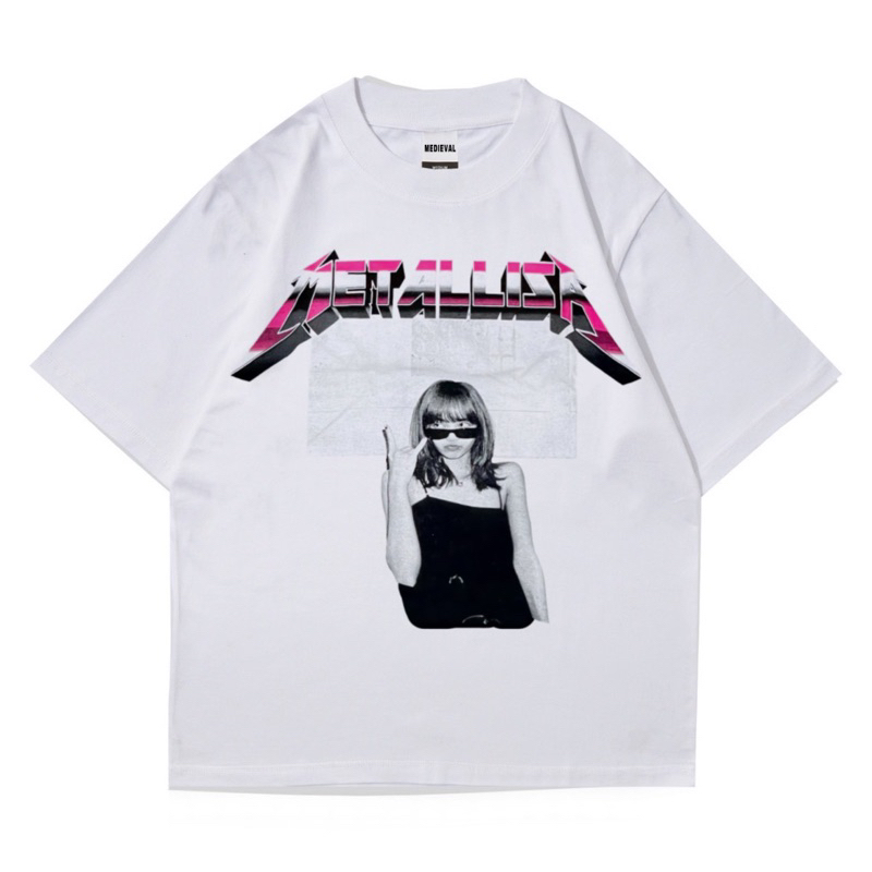 Jual KAOS BAJU METALLISA Plesetan Metallica | T-SHIRT LA LISA BLACKPINK ...
