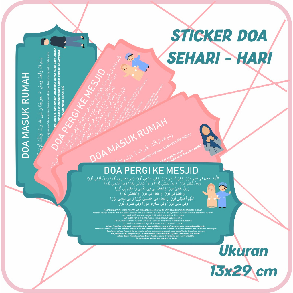 Jual Stiker Doa Sehari Hari Edisi Doa Sehari Hari Vol 5 Shopee