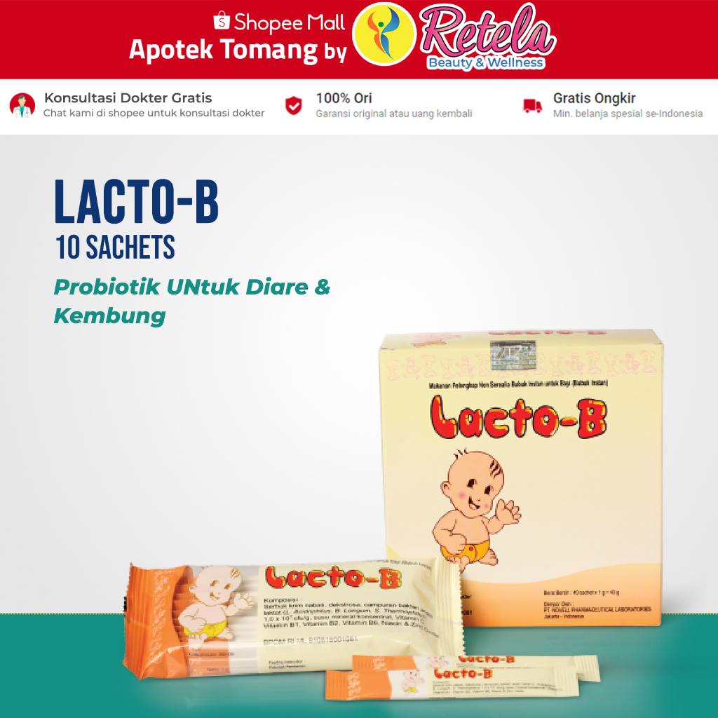 Jual Lacto-B 10 Sachet | Shopee Indonesia