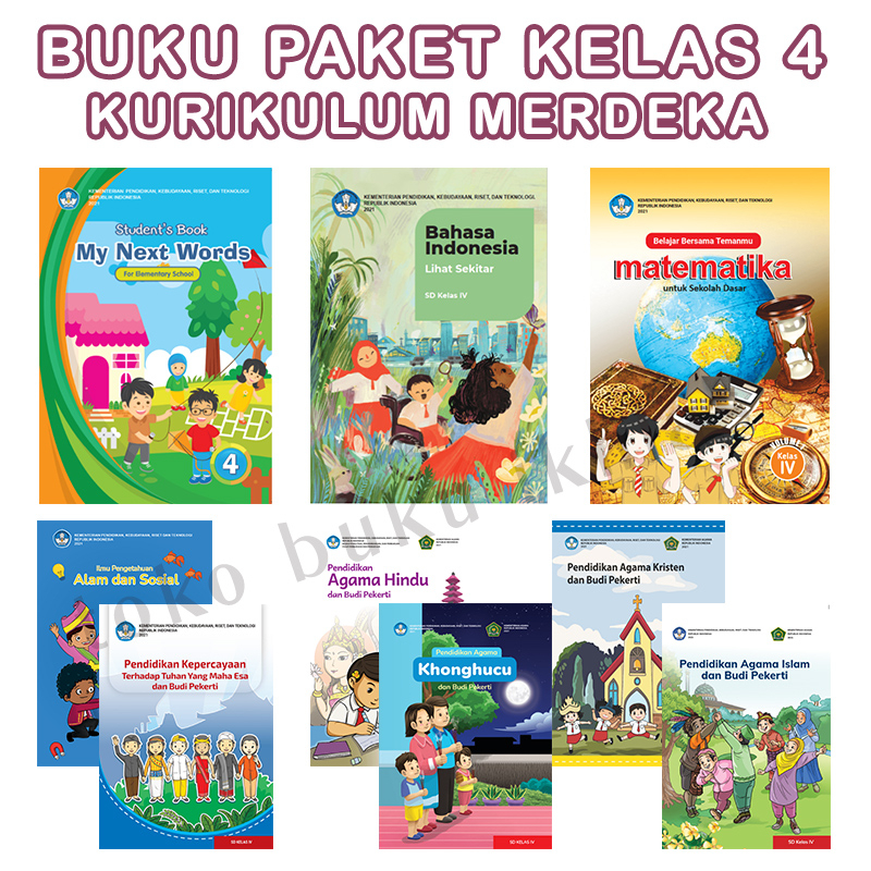 Jual Buku Paket Kelas 4 SD Kurikulum Merdeka | Shopee Indonesia