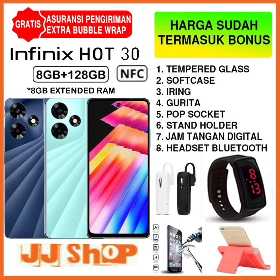 Jual INFINIX HOT 30 NFC - HOT 30i 8/128 GB RAM 8GB ROM 128GB GARANSI ...