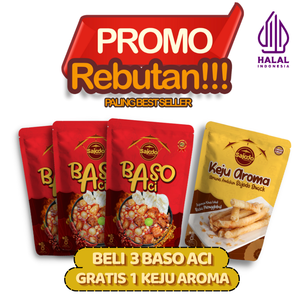 Jual Sajodo Paket Baso Aci Sajodo Beli 3 Baso Aci 195 Gram Free 1