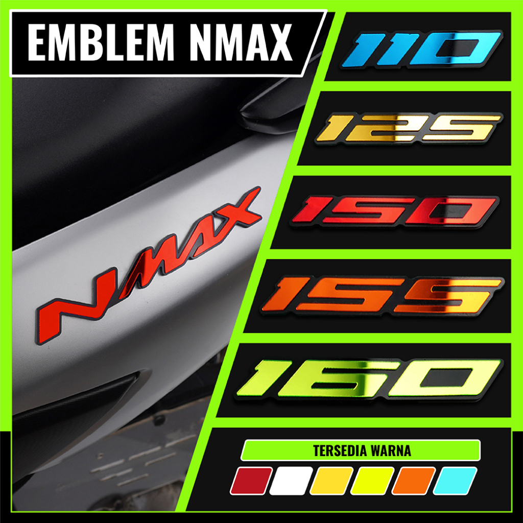 Jual Emblem Nmax D Logo Nmax Emblem Motor Bukan Stiker Atau Sticker