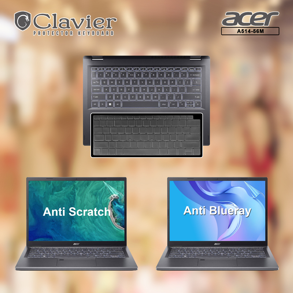 Jual Cover Keyboard Screen Protector Garskin Laptop Anti Gores Acer