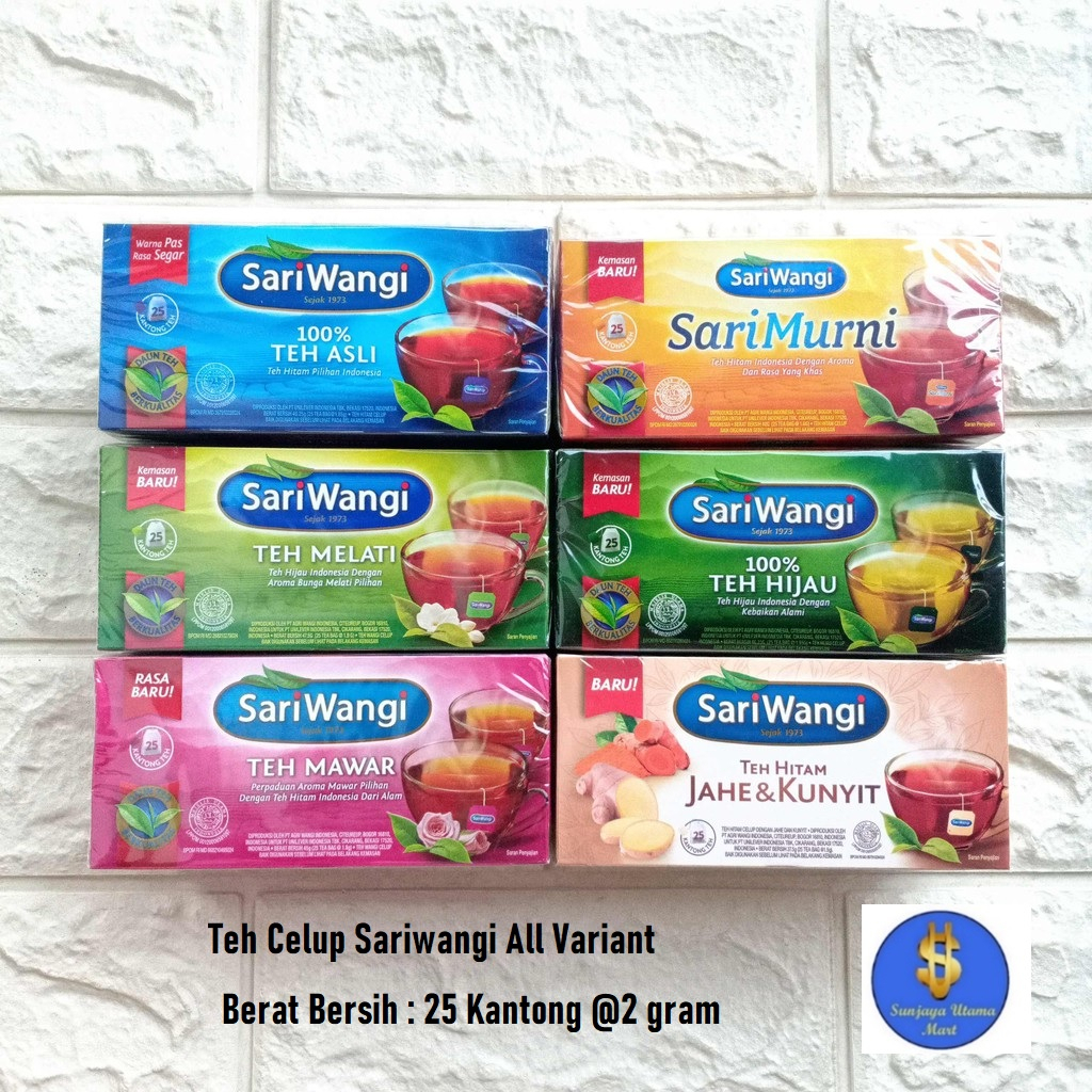 Jual Teh Celup Sariwangi All Variant-Sariwangi Teh Celup All Variant ...
