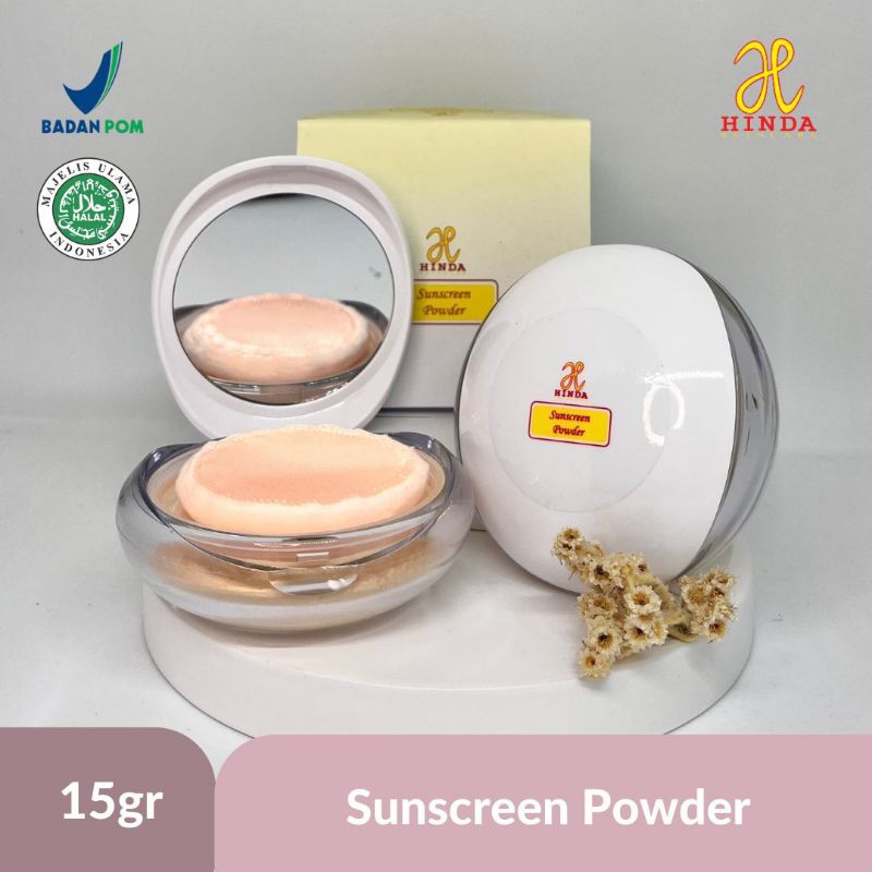 Jual SUNCREEN POWDER HINDA SKINCARE | Shopee Indonesia