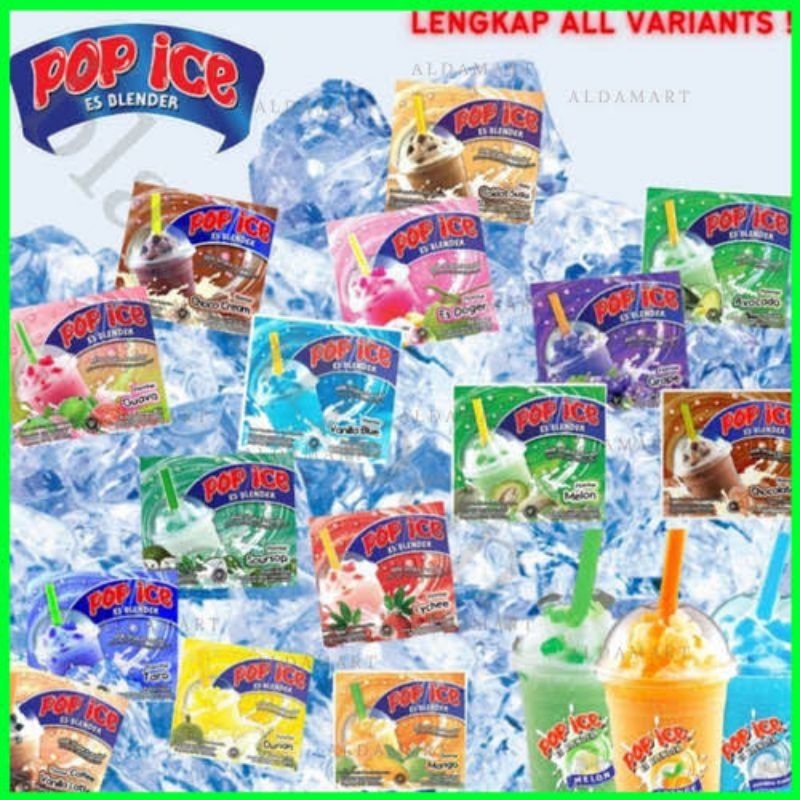 Jual Pop Ice Renceng All Varian Isi Sachet Shopee Indonesia