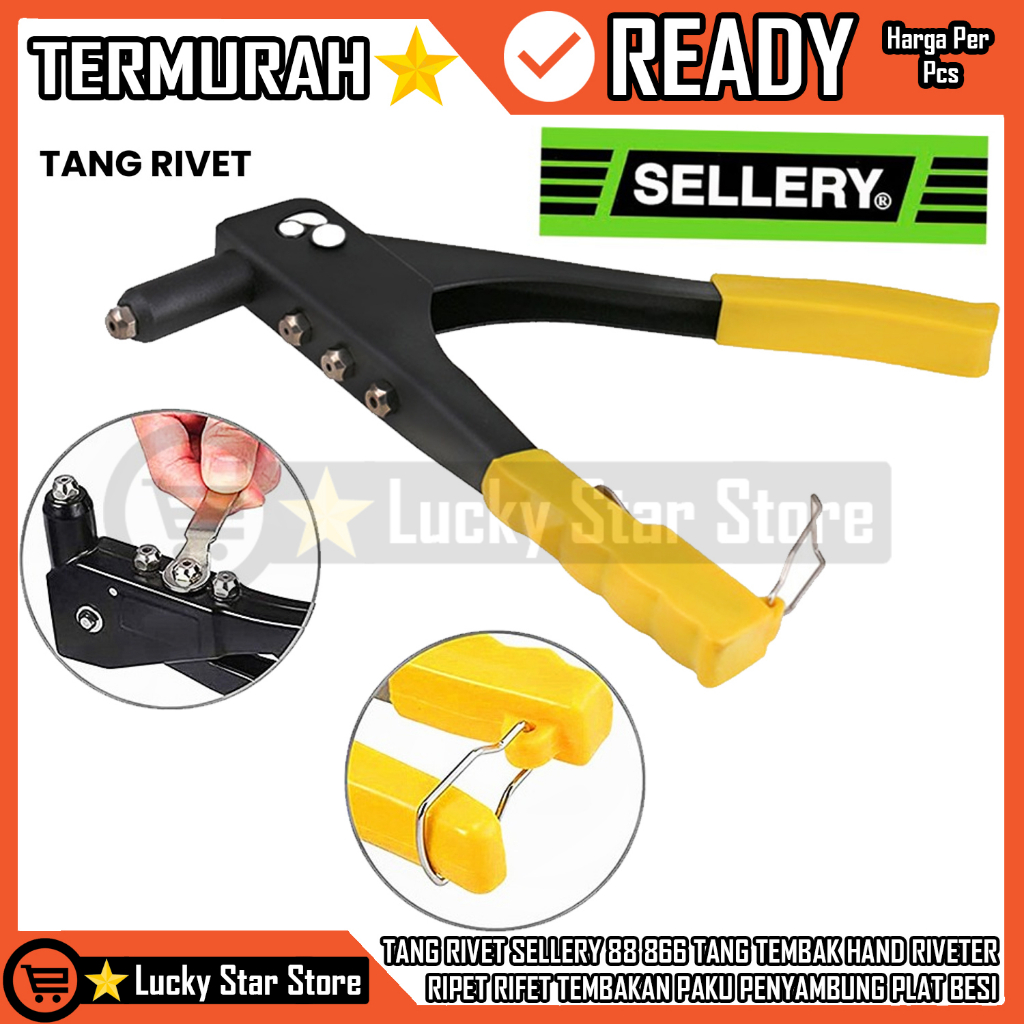 Jual Sellery Tang Rivet Tembakan Riveter Kusen Heavy Duty 88-866 Alat ...