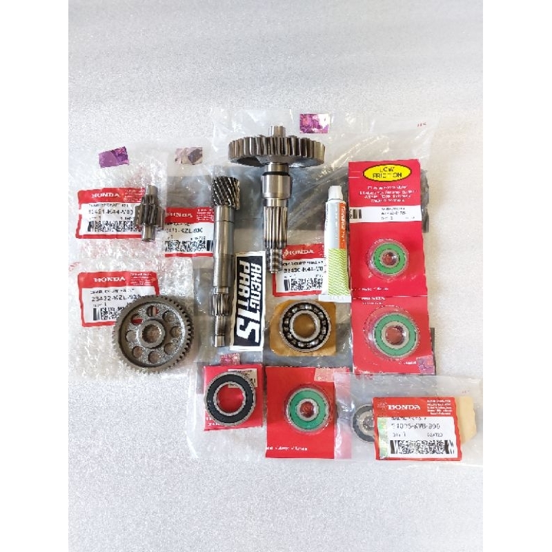 Jual Paket Gigi Rasio KZL+Bering 6 pcs gardan KZL beat fi/Scoopy/Spacy ...