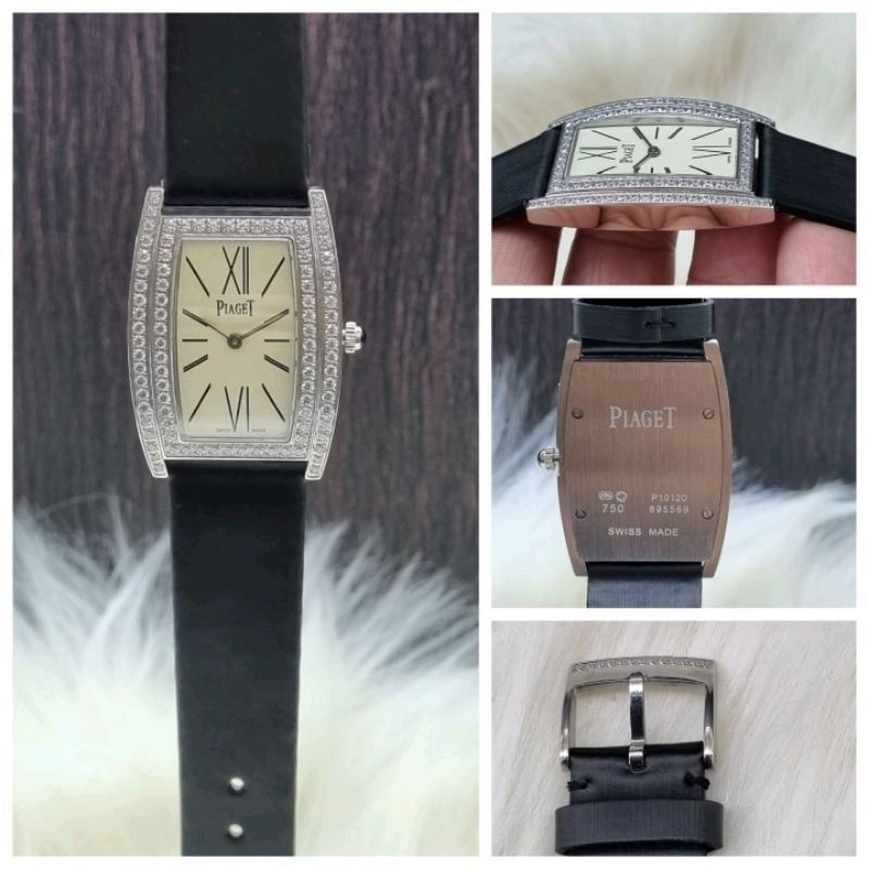 Jual JAM TANGAN CEWEK PIAGET TALI KULIT QUARTZ PREMIUM AAA