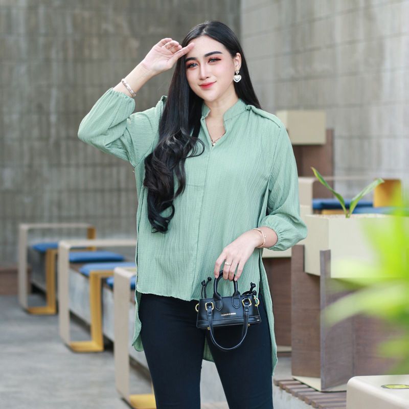Livia Blouse | Navy