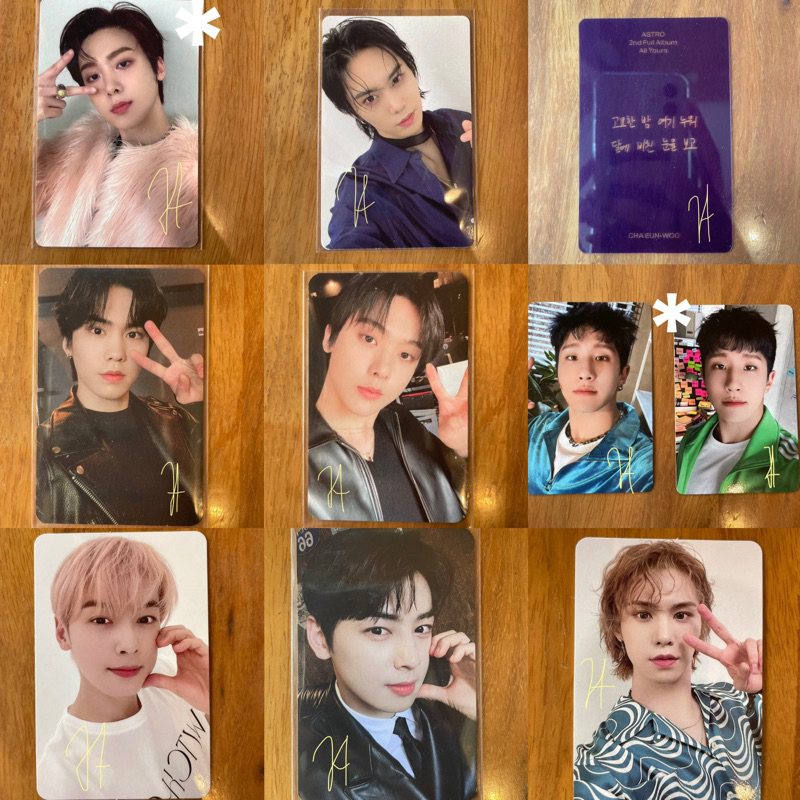 Jual PHOTOCARD PC ASTRO SANHA ROCKY CHA EUN WOO JIN JIN ALL YOURS ...