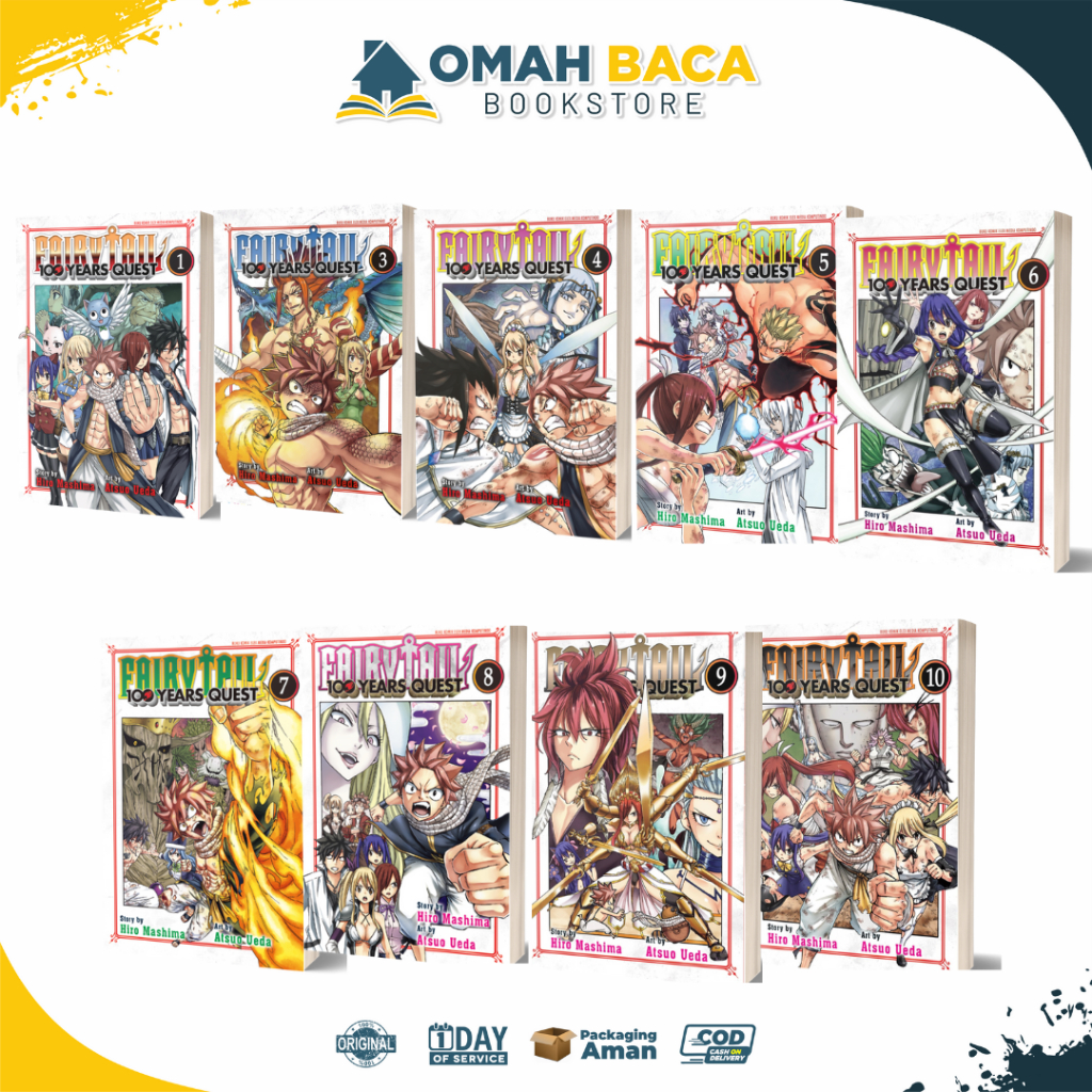 Jual SERI KOMIK Fairy Tail Happy Adventure 100 Years Quest Hiro Mashima ...