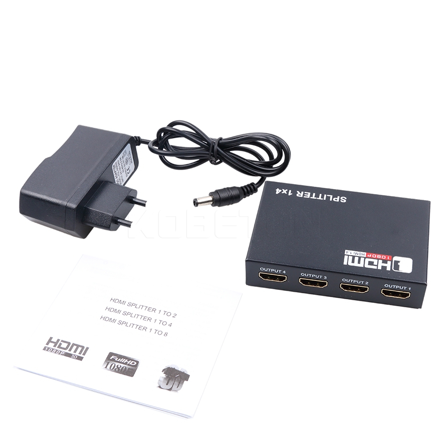 Jual HDMI SPLITTER 4 PORT BOOSTER HDMI 1 INPUT 4 OUTPUT 1 to 4 FULL HD ...