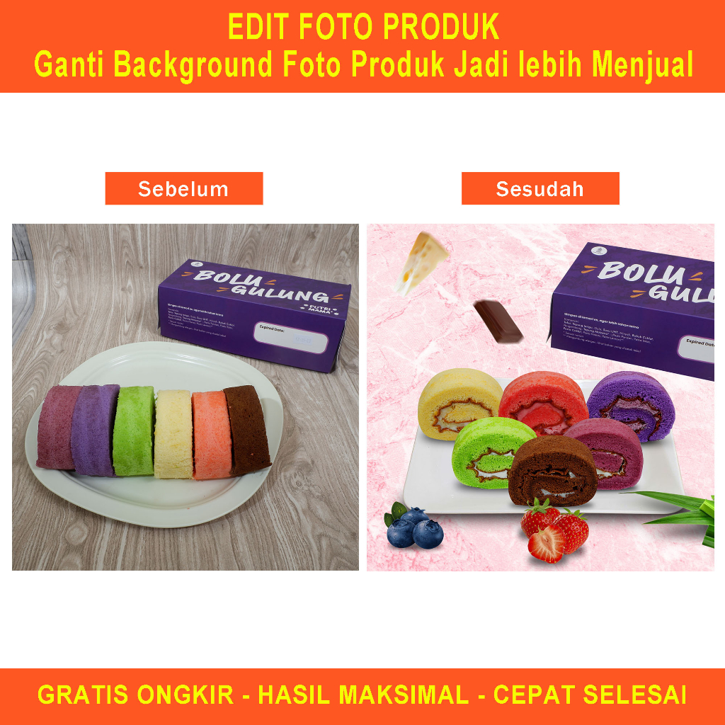 Jual Edit Foto Produk, Edit Background, Edit Foto, Edit Warna Baju, Edit Warna Jilbab Shopee