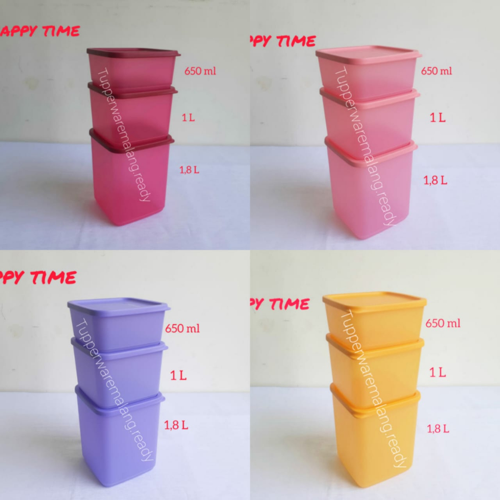 Jual 3 PCS TEMPAT SIMPAN MAKANAN KUE / SNACK / WADAH/ TOPLES/ CANISTER ...