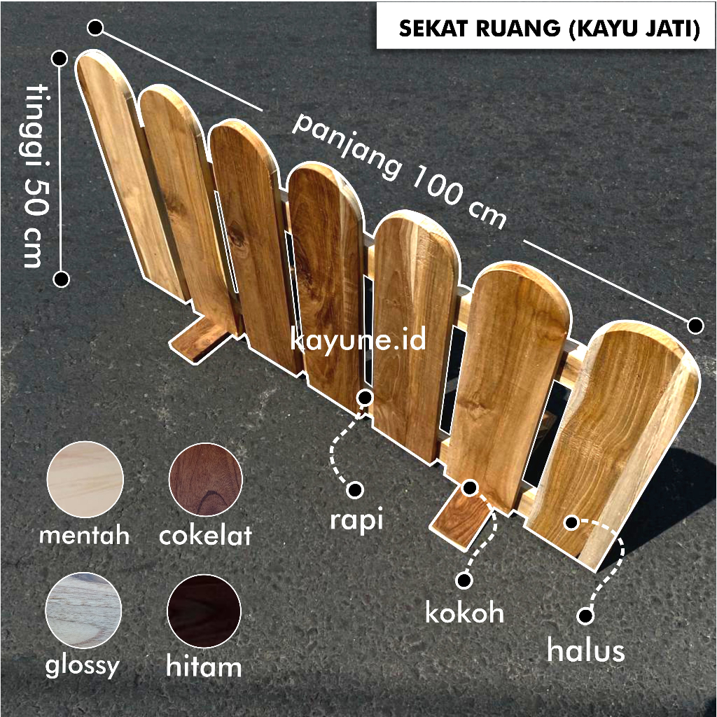 Jual SK001 SEKAT RUANGAN 50x100 cm / SEKAT TAMAN / DEKORASI TAMAN