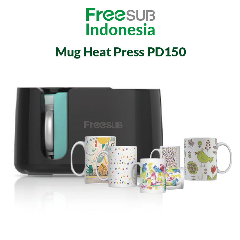 Jual Freesub Mesin Press Sablon Mug Gelas Asbak Tumbler