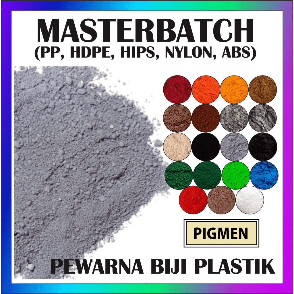 Jual MASTERBATCH PIGMEN BUBUK PEWARNA WARNA BIJI PLASTIK PLASTIC PP ...