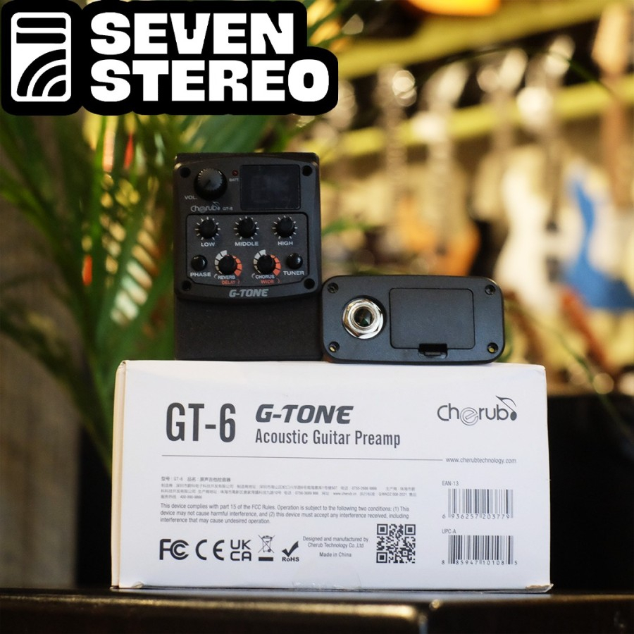 Jual Cherub GT6 G Tone Acoustic Guitar Preamp Gitar Akustik Shopee
