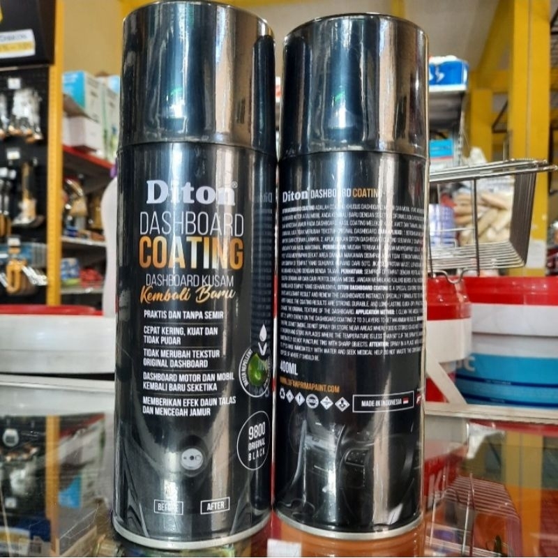 Jual Diton Dashboard Coating/cat dashboard mobil dan motor/penghitam