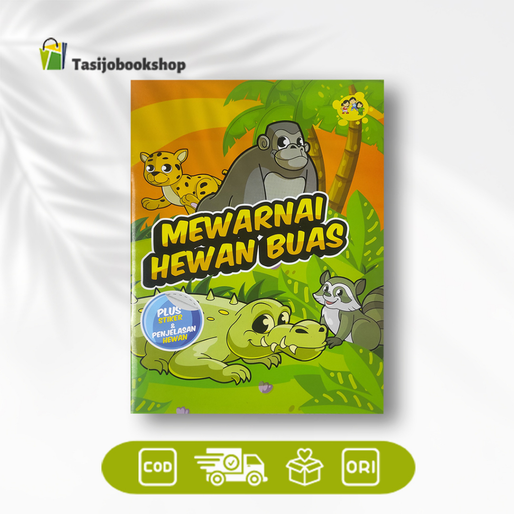 Jual Buku Mewarnai Hewan Anak TK & Paud: Mewarnai Binatang Benua Asia ...