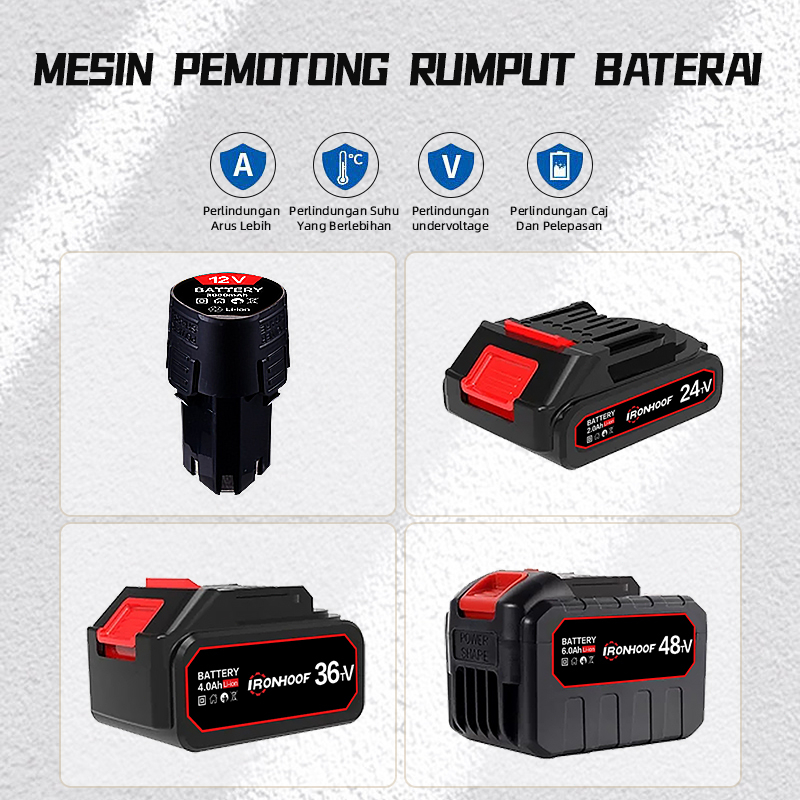 Jual Baterai Makita Mesin Potong Rumput 12V/24V/36V/48V Li-ion