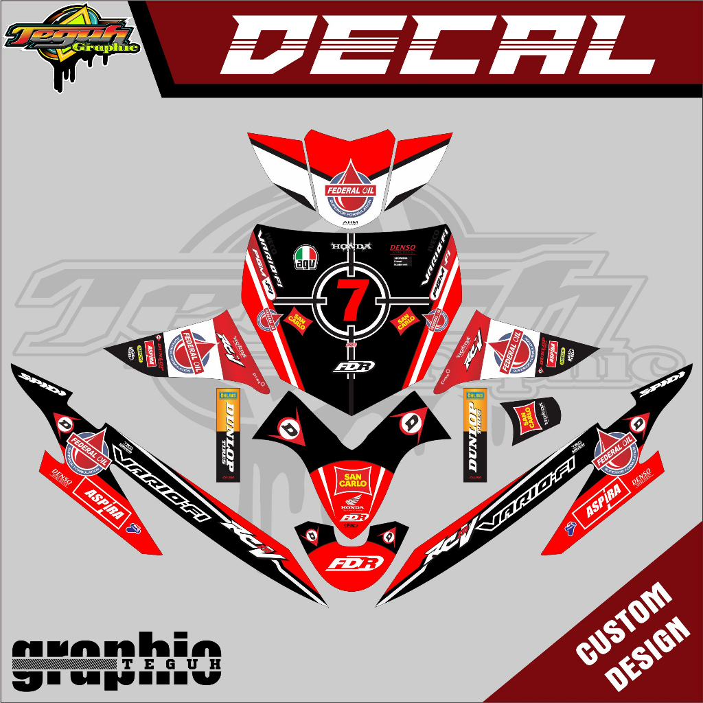 Jual Stiker Decal Vario Motif Sport Shopee Indonesia