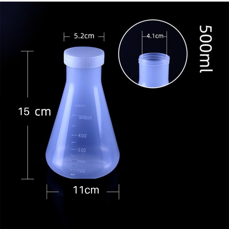 Jual Tabung Ukur Lab Ukuran Besar Bentuk Labu Kerucut Erlenmeyer Flask ...