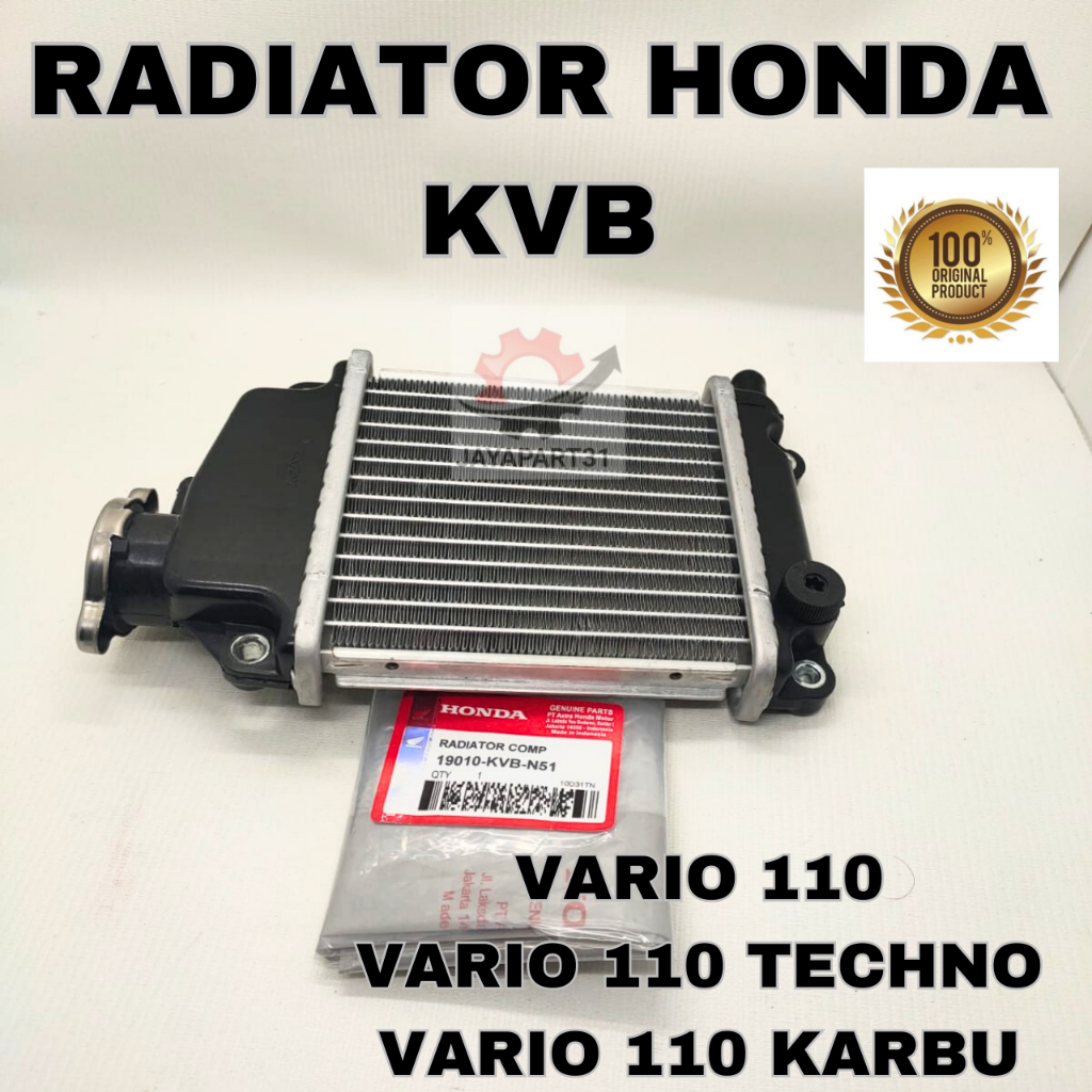 Jual RADIATOR KVB HONDA VARIO 110 KARBU, VARIO 110 TECHNO KUALITAS ASLI ...