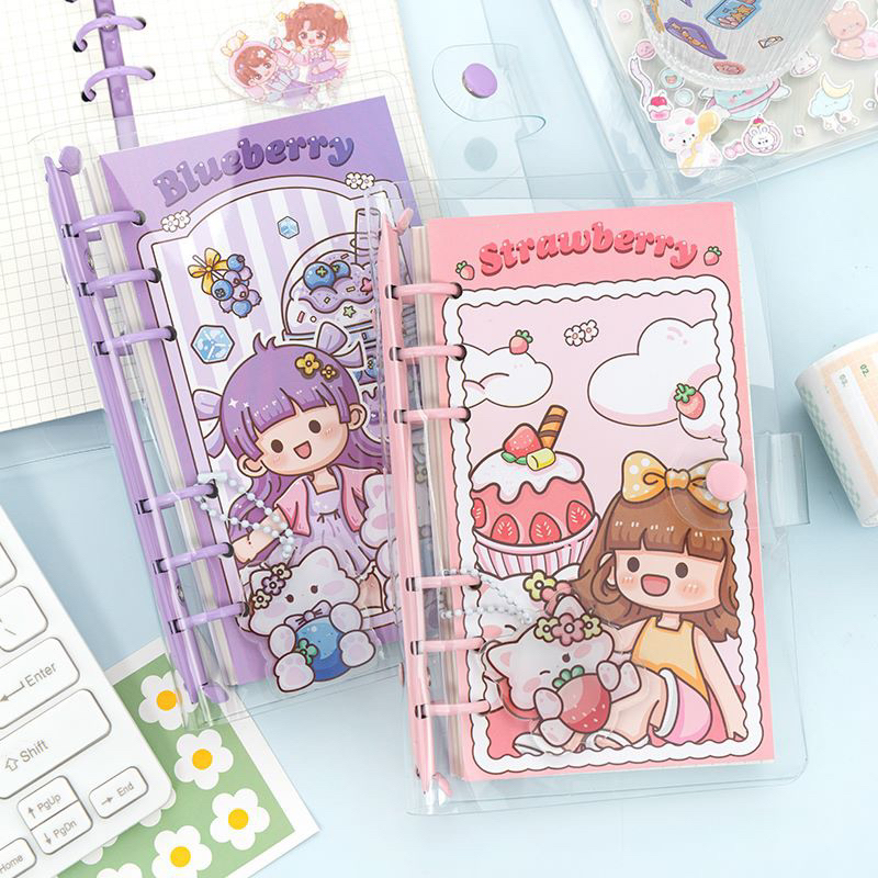 Jual Binder A6 Notebook Sanrio Jurnal Kit Kartun Buku Catatan Isi Ulang