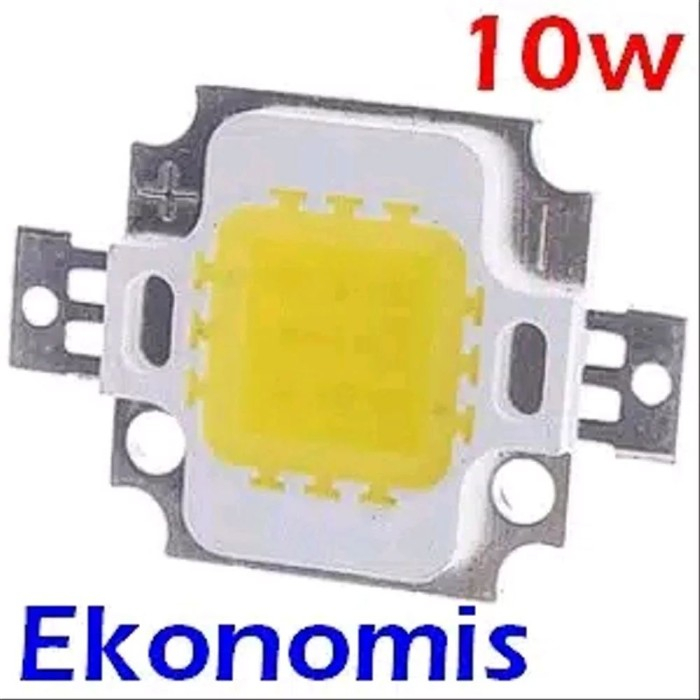 Jual High Power LED 10W HPL 10 Watt Putih Cold White 6000 6500K 9V