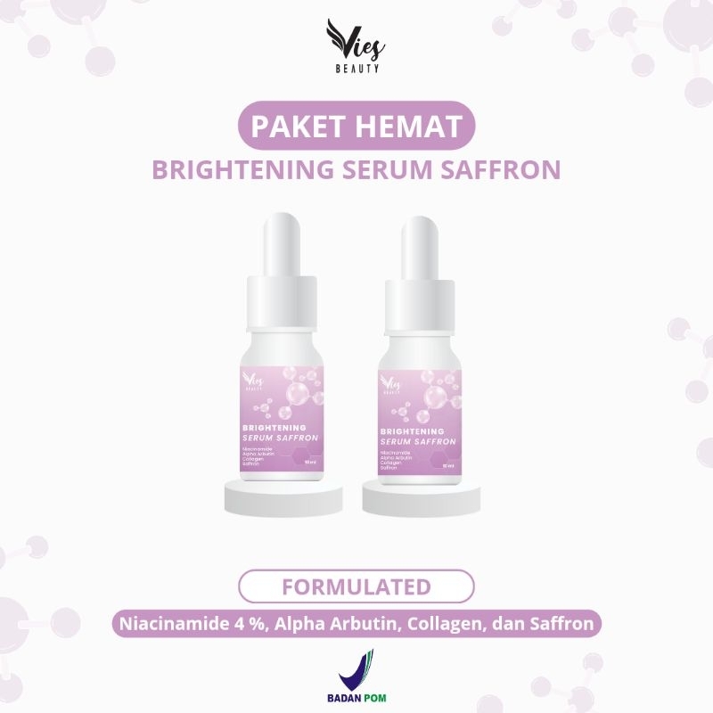 Jual Serum Saffron Vies Bpom Pcs Glowing Serum Shopee Indonesia