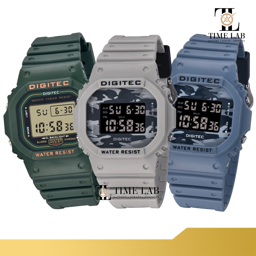 Jual JAM TANGAN PRIA DIGITEC MDG-6024T / MDG 6024 DIGITAL 100 