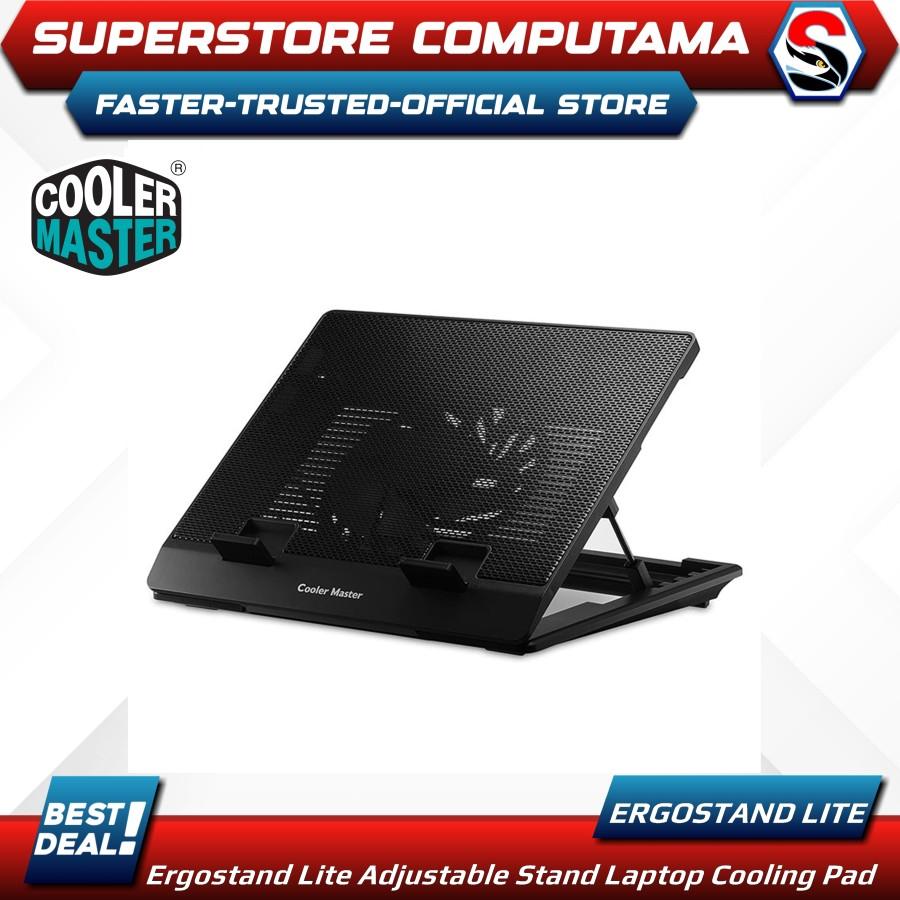 Jual Cooler Master Ergostand Lite Adjustable Stand Laptop Cooling Pad ...