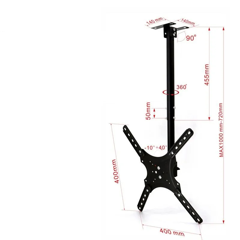 Jual Bracket TV Universal Rotating Hanger Adjustable Angle 26-55 Inch ...