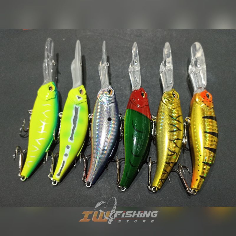 Jual Lure big minow deep lidah panjang 13 cm bodi 8,5 cm berat 17 gram ...