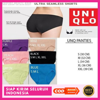 Jual Celana Dalam Wanita Uniqlo AIRism Ultra Seamless Hiphugger Underwear -  Purple, M - Jakarta Selatan - Mistlestore
