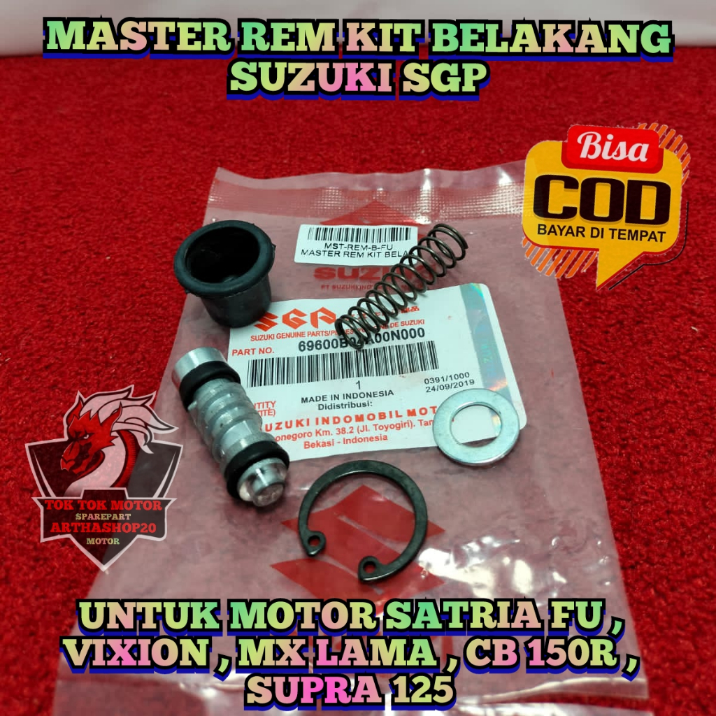 Jual MASTER REM KIT BELAKANG ASLI ORIGINAL motor SUZUKI SATRIA FU 150 ...