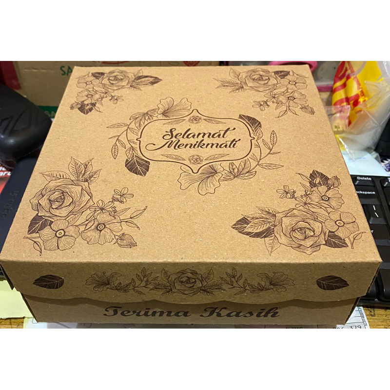 Jual Kotak nasi R8 craft cetak kotak R8 murah#10pcs | Shopee Indonesia