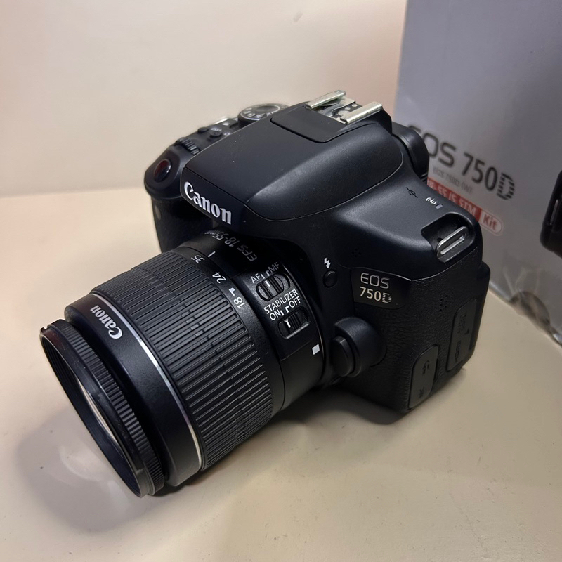 Jual CANON 750D KIT 18-55mm FULLSET BOX LIKE NEW ORIGINAL | Shopee ...