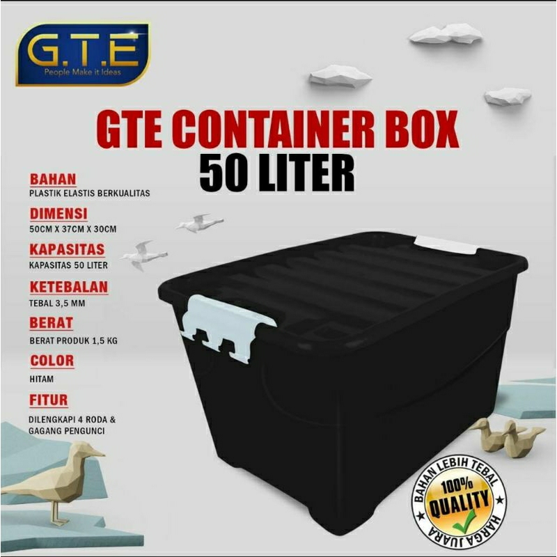 Jual BOX CONTAINER - KONTAINER BOX PLASTIK STORAGE KOTAK PENYIMPANAN ...