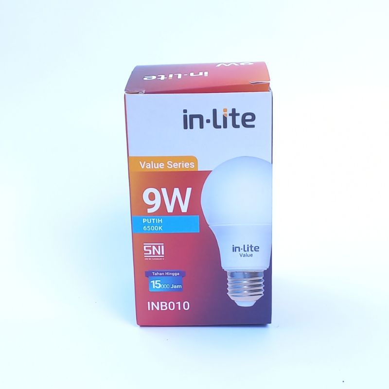 Jual Lampu Led In Lite 9w Putih Value Series Inb010 Shopee Indonesia