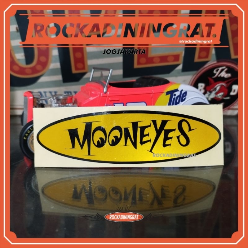 Jual Stiker Mooneyes Reflektif Cutting Sticker HotRod Mata Bulan Moon ...