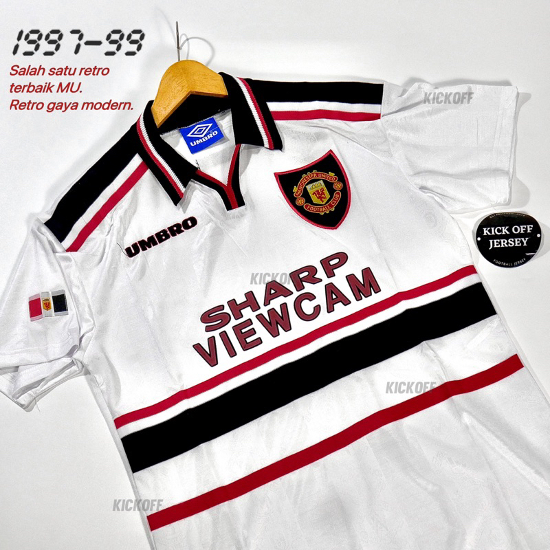 Jual JERSEY RETRO MU HOME SHARP 92 94 1992 1994 GO GRADE ORI di