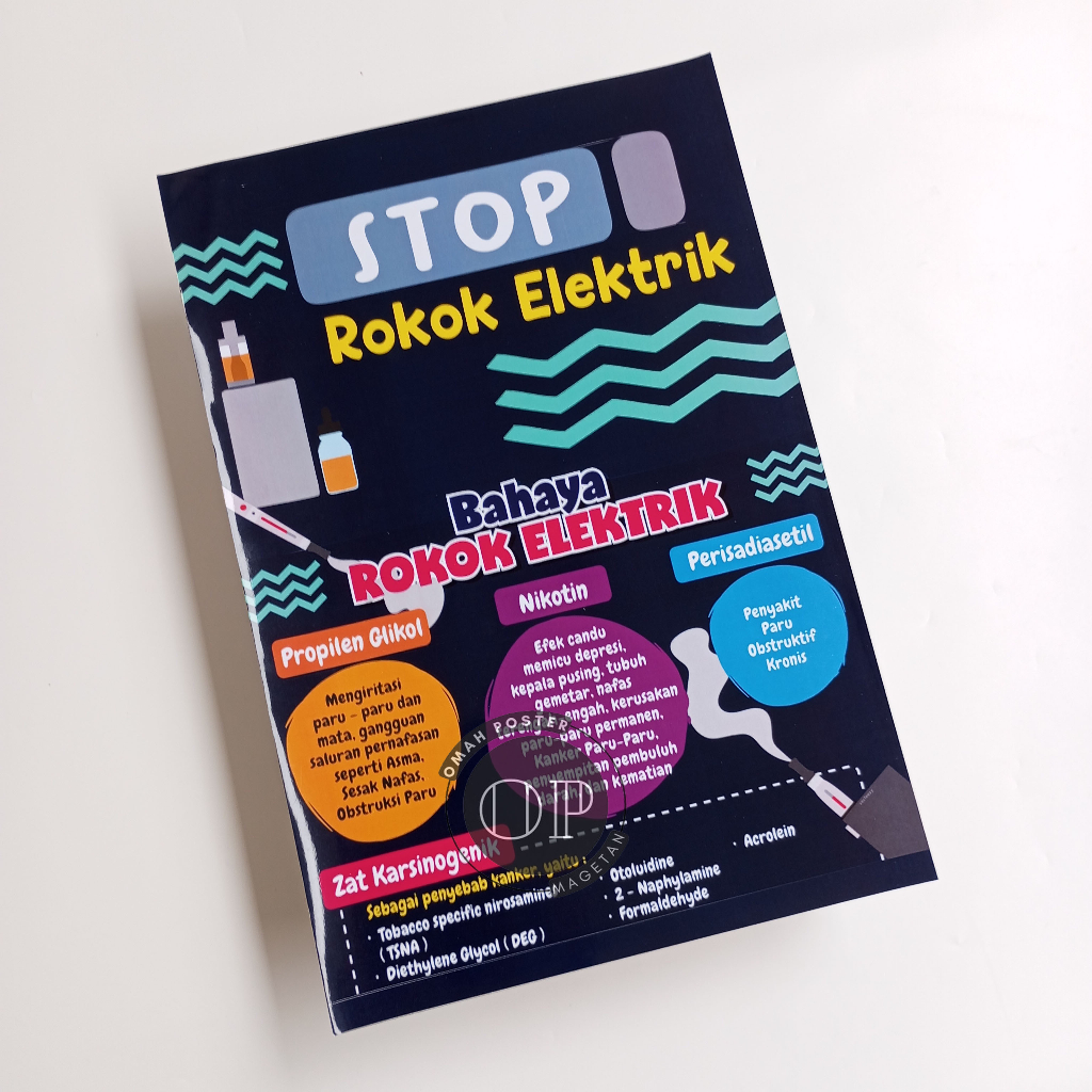 Jual Poster Kesehatan - Poster STOP Rokok Elektrik - STOP Vape | Shopee ...
