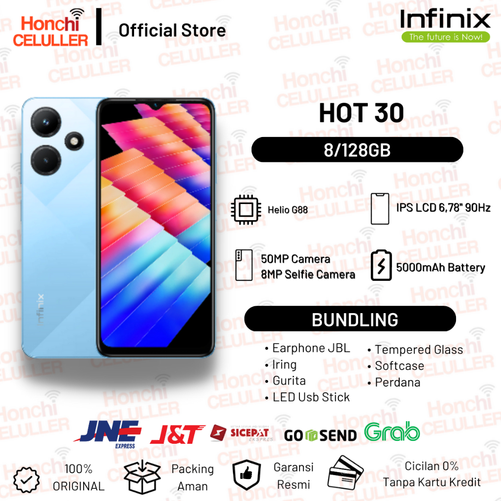 Jual Infinix Hot 30 8/128GB Garansi Resmi Infinix Indonesia | Shopee ...