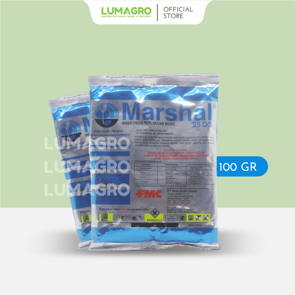 Jual Insektisida Marshal 25DS 100gr Karbosulfan Pengendali Hama Pada ...