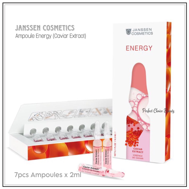 Jual Janssen Cosmetics Ampoule Energy (Caviar Extract) 7pcs x 2ml