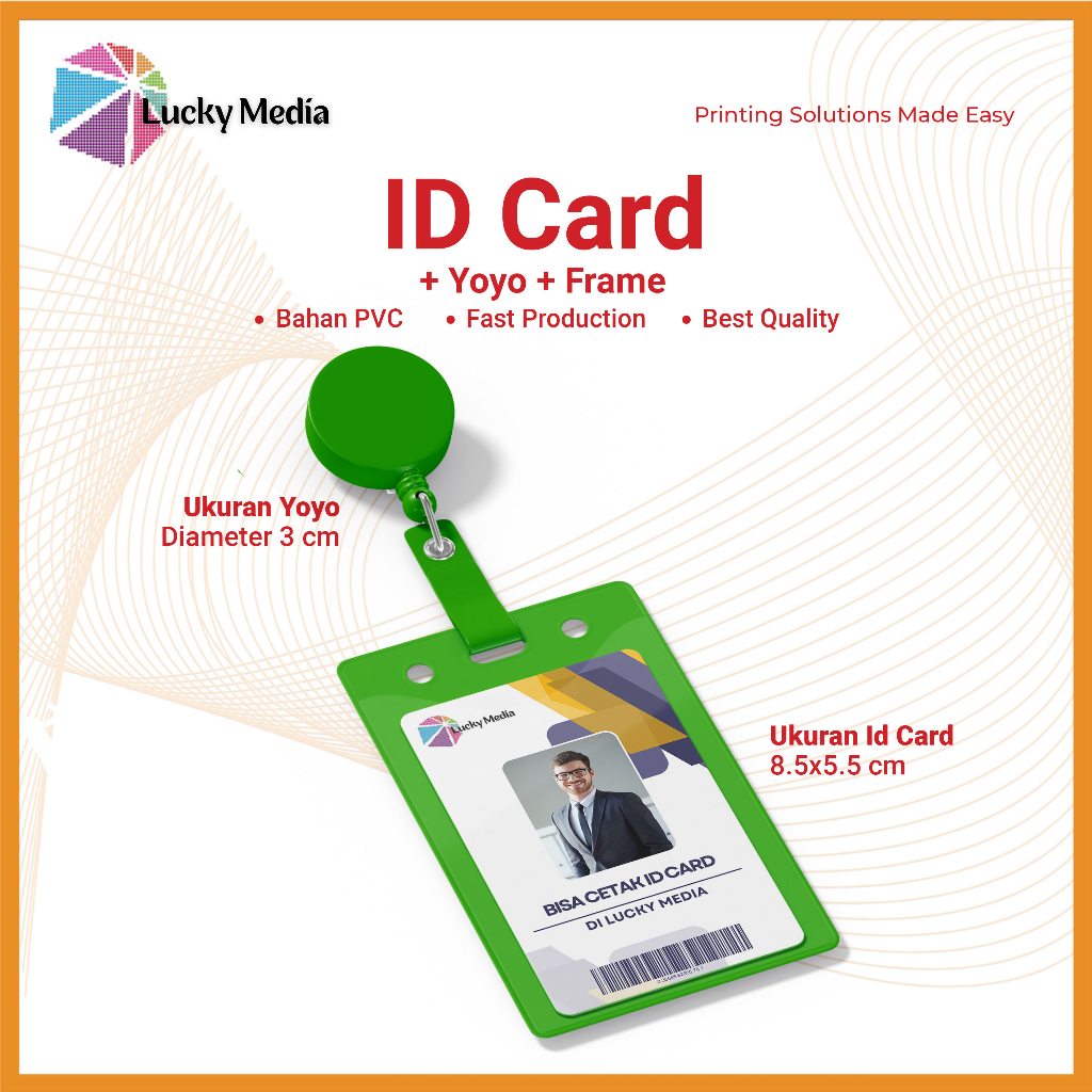 Jual Cetak ID Card dan Yoyo Paket ID Card Kartu Nama Panitia Peserta